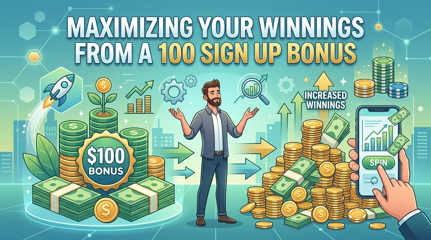 Maximizing Your Winnings from a 100 Sign Up Bonus