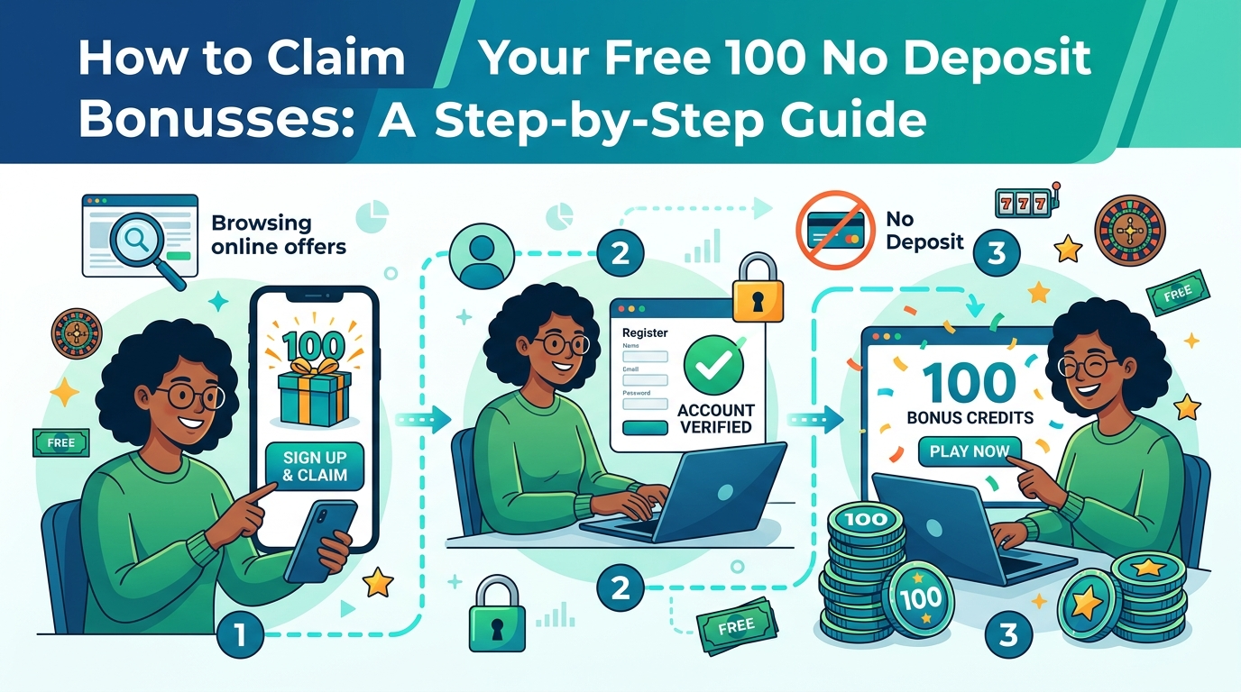 How to Claim Your Free 100 No Deposit Bonuses: A Step-by-Step Guide