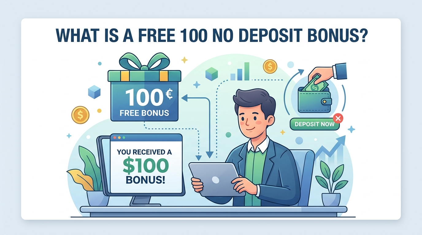 What is a Free 100 No Deposit Bonus?