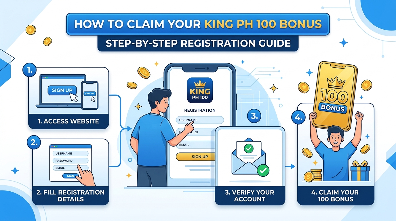 How to Claim Your King PH 100 Bonus: A Step-by-Step Registration Guide