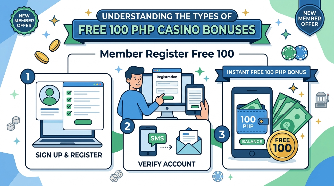 Understanding the Types of Free 100 PHP Casino Bonuses