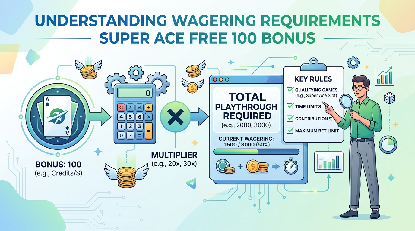 Understanding Wagering Requirements for Super Ace Free 100